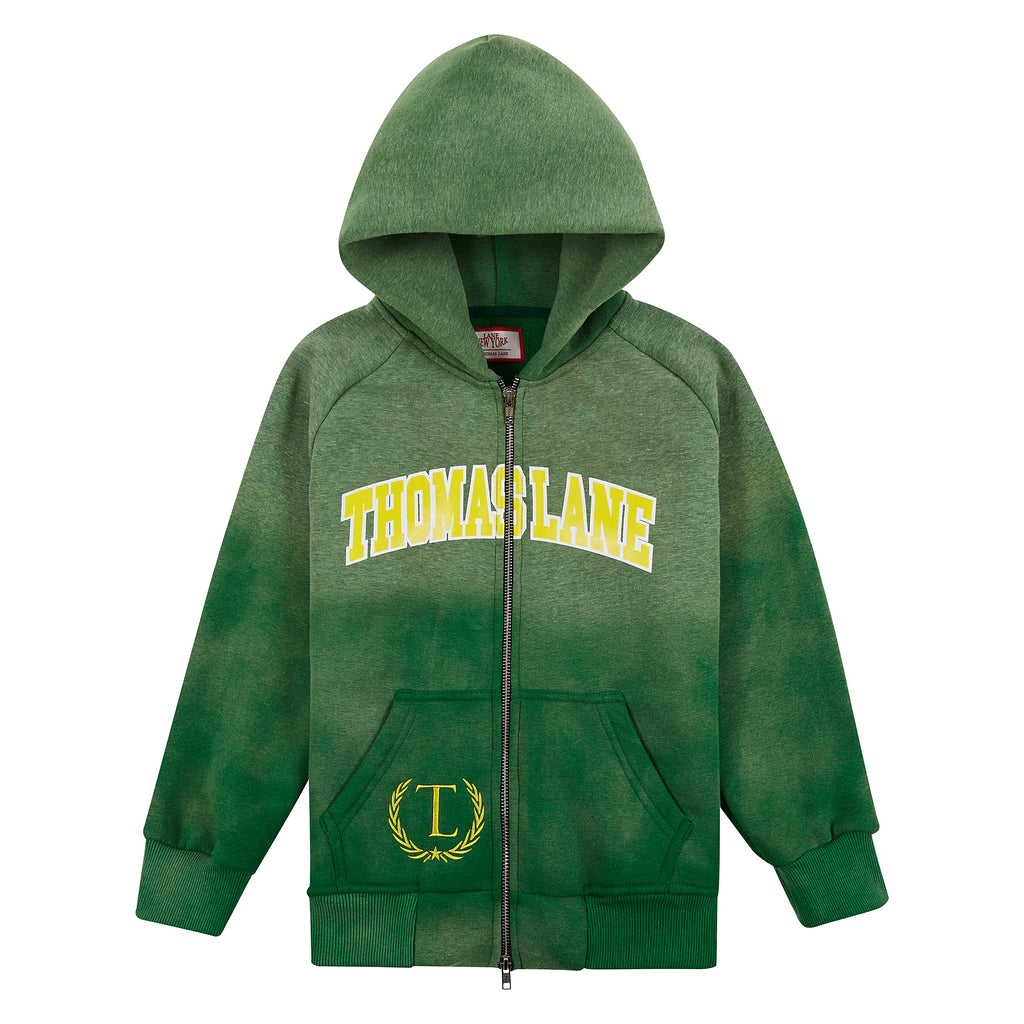 GREEN/YELLOW THOMAS LANE ALUMNI HOODIE (KIDS)