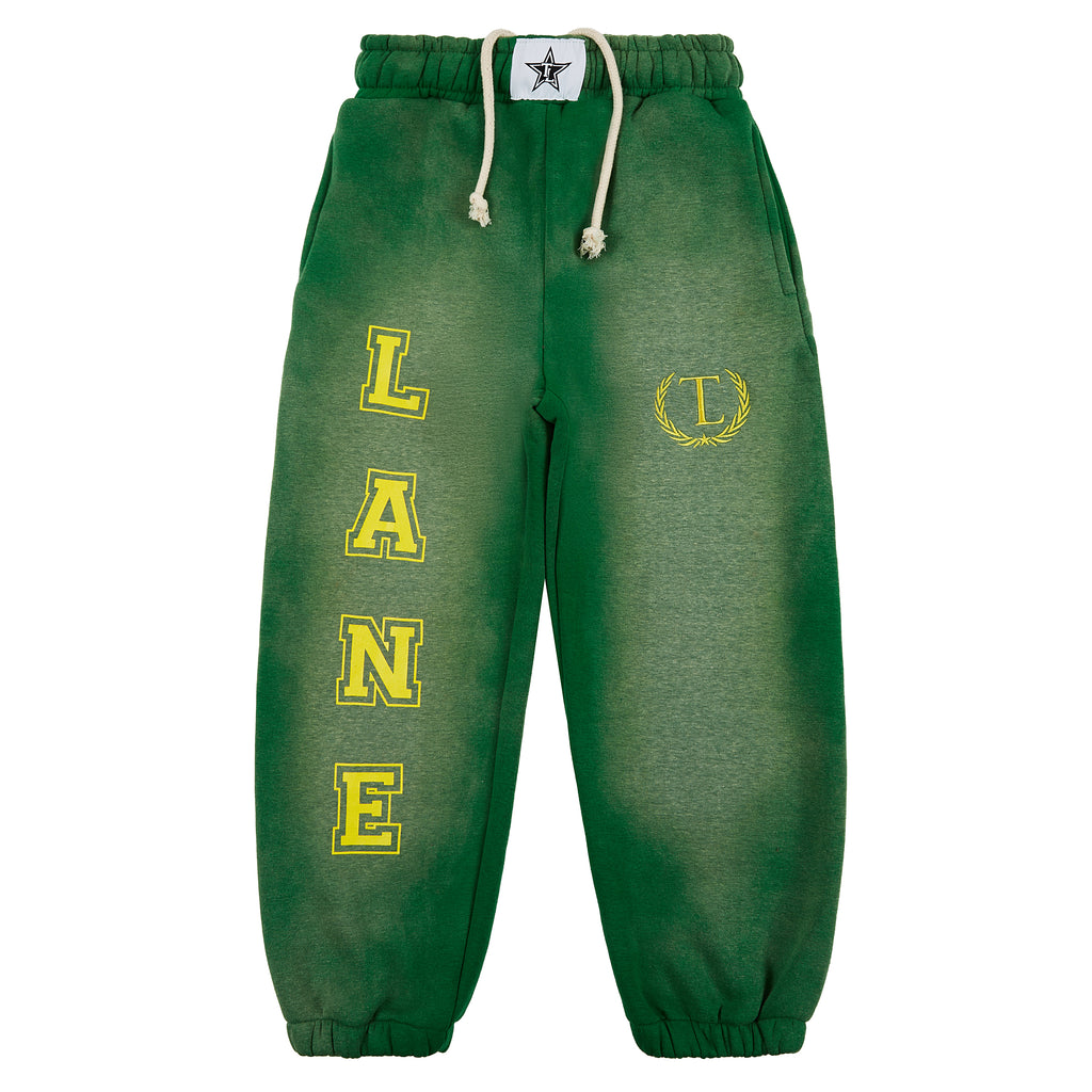 GREEN/YELLOW THOMAS LANE ALUMNI SWEATPANTS (KIDS)