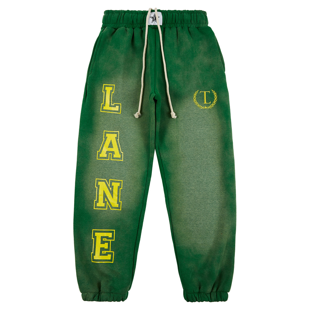 GREEN/YELLOW THOMAS LANE ALUMNI SWEATPANTS