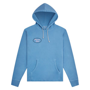 PIGMENT DYED BABY BLUE HOODIE