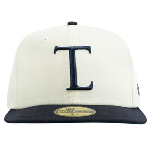TL OFF WHITE / NAVY FITTED